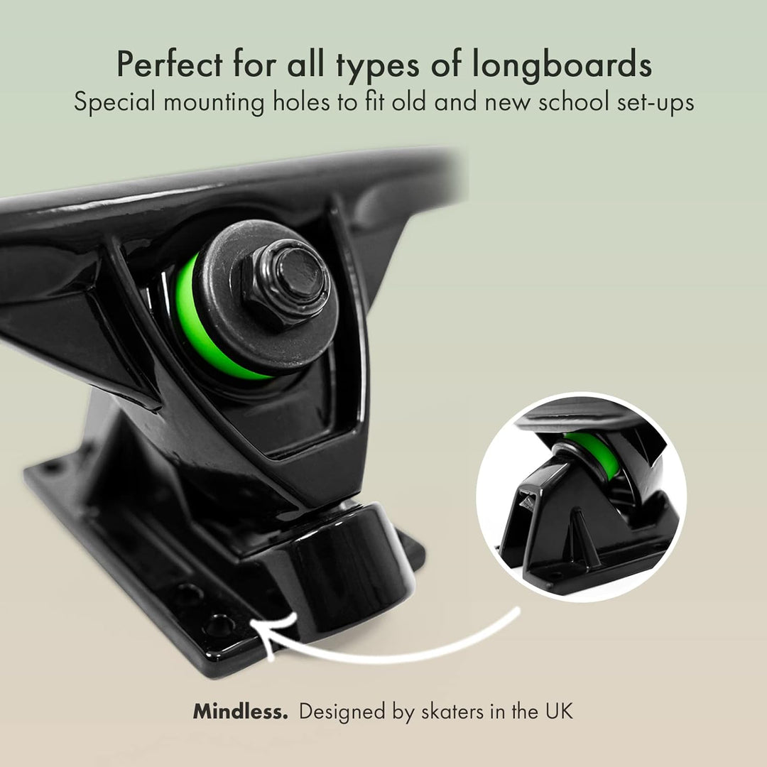 Mindless Longboards Longboard Achse Rk 7" Truck Schwarz, Schwarz