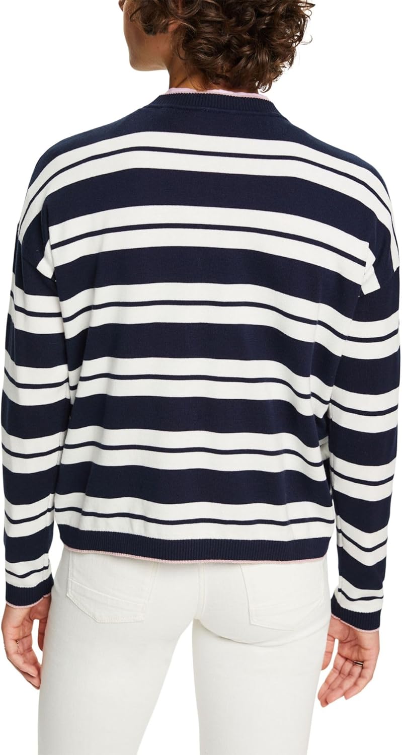ESPRIT Damen Pullover XXS 402/Navy 3, XXS 402/Navy 3
