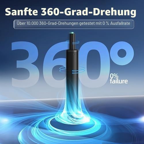 Mastery Mart Gasdruckfeder Bürostuhl Ersatzteile, 315mm - 455mm Gasfeder für Bürostuhl, 152mm Reisel