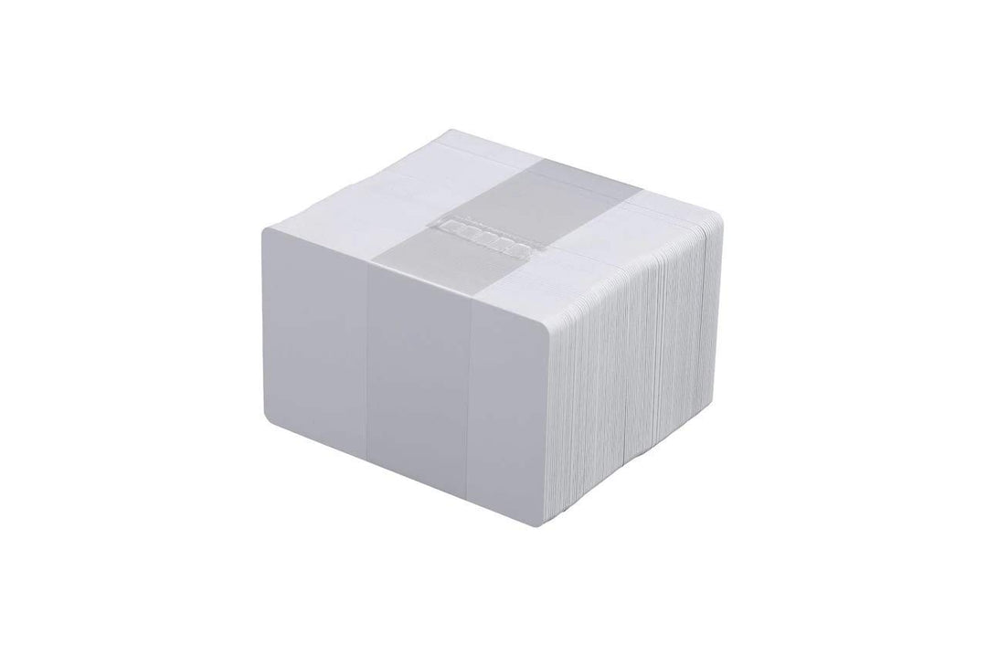 Evolis Plastic Cards, 100 pcs. White, 30 mil, C4001 (White, 30 mil, Without Magnetic Stripe)