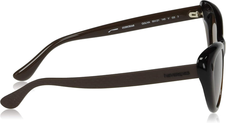 Havaianas Damen CONCHAS Sonnenbrille, Brown, 50