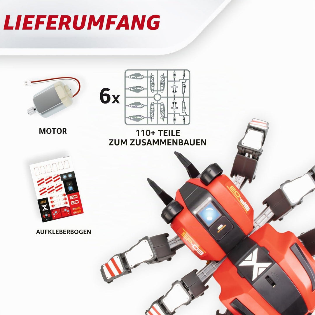 Xtrem Bots - Spider Bot | Roboter Kinder Ab 8 Jahre Oder Mehr | Roboter Kinder Einfach Und Lustig |