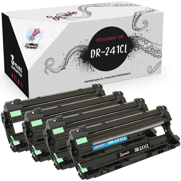 4 Trommeln DR-241 DR-241CL kompatibel mit Brother DCP-9015CDW DCP-9020CDW MFC-9140CDN MFC-9330CDW MF