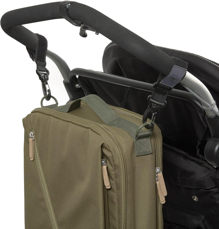 LÄSSIG Baby Wickelrucksack mit Wickelunterlage, Kinderwagenbefestigung, Flaschenwärmer wasserabweise