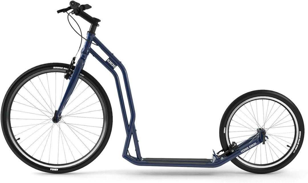 Yedoo S2620 Tretroller - bis 130 kg, Kickscooter mit Luftreifen 26/20 - Roller Scooter für Erwachsen