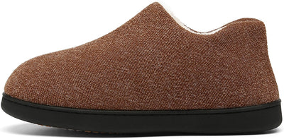 Mishansha Herren Winter Warme Hausschuhe Memory Foam Plüsch Pantoffeln,Gr.39-48, Braun 39 EU