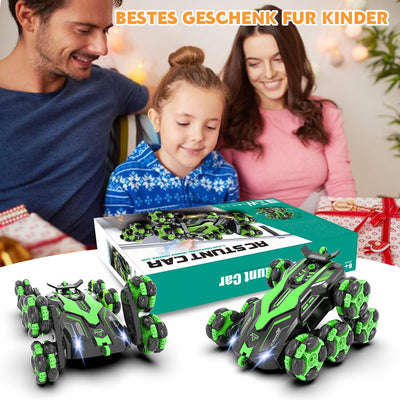 Ferngesteuertes Auto ab 10 Jahre, RC Auto mit LED Lights und Sprühnebel, RC Drift Car mit 360° Drehb