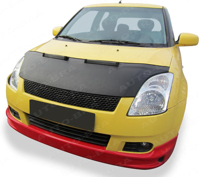 CARBON OPTIK AB-00776 Auto Bra kompatibel mit Suzuki Swift Bj. 2005-2010 Haubenbra Steinschlagschutz