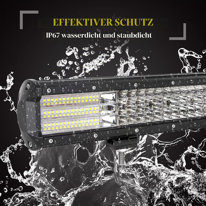 SKYWORLD 50.8cm Arbeitsscheinwerfer 510W LED-Lichtleiste, Zusatzscheinwerfer Offroad Scheinwerfer, k