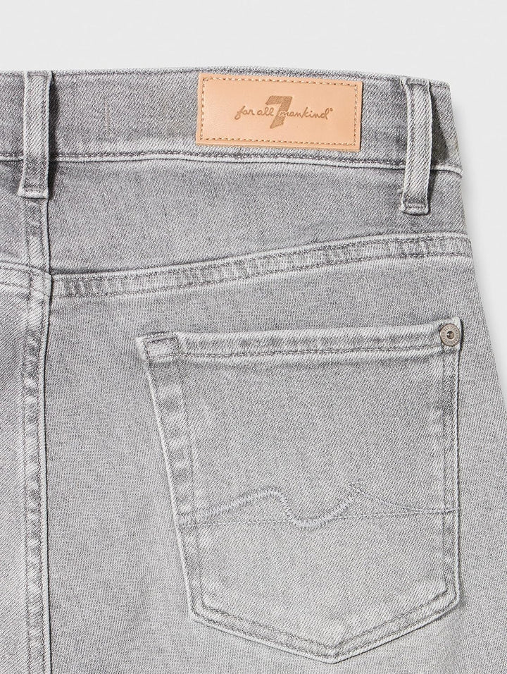 7 For All Mankind Damen Roxanne Ankle Luxe Vintage Moonlit Jeans 25 Grau, 25 Grau