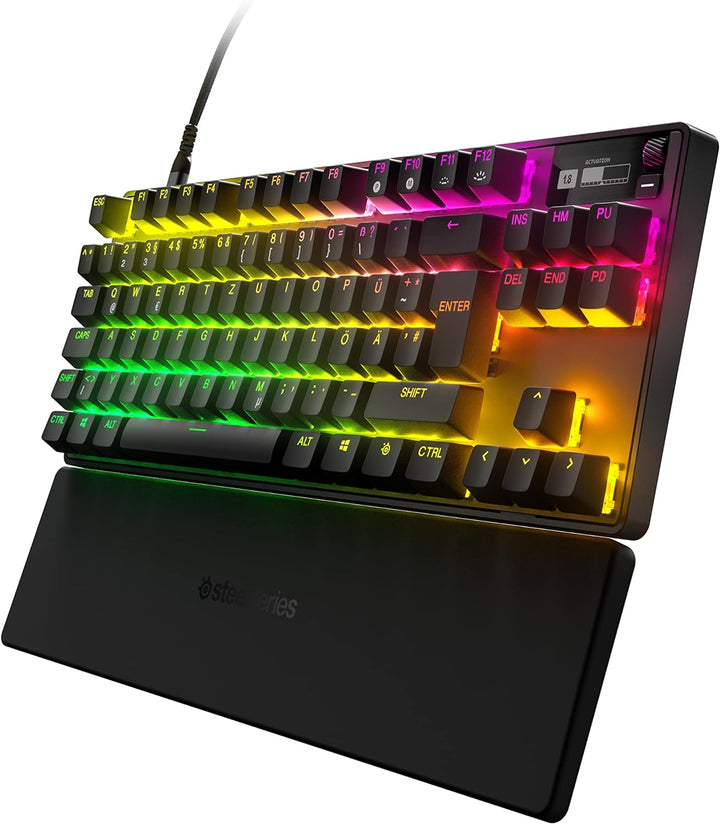 SteelSeries Apex Pro TKL (2023) - Mechanische Gaming-Tastatur – Die weltweit schnellste Tastatur – A