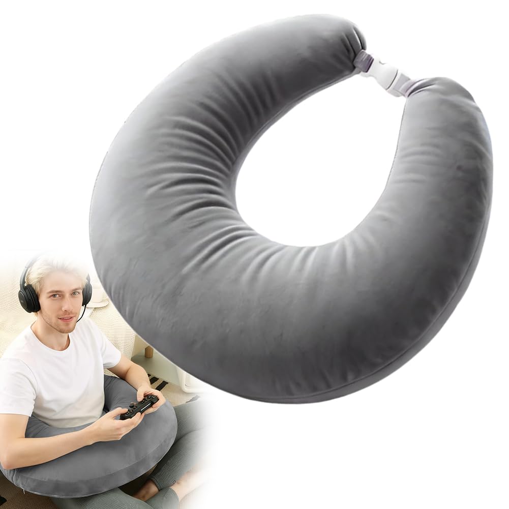 Ergonomisches Crealis-Kissen, Häkelkissen Stützkissen, Lese-Gaming-Kissen für Bett Erwachsene Kinder
