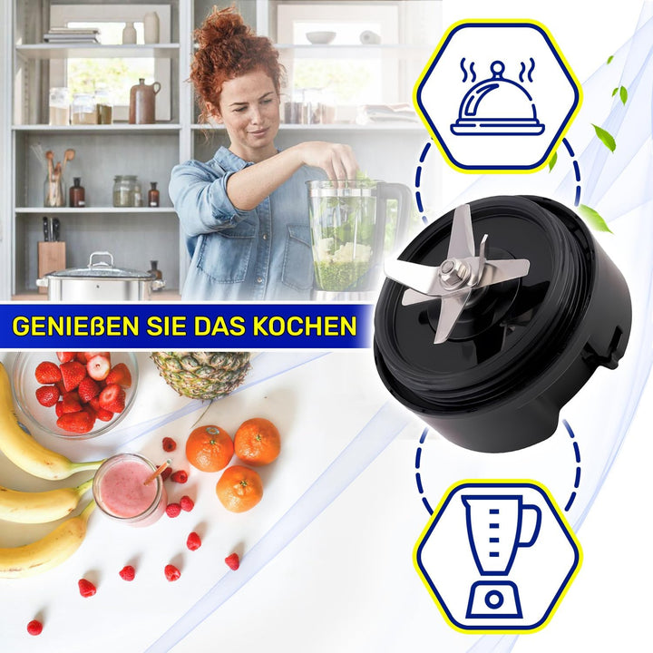 MONTERAL Mixer Messer Block mit Originalcode FS-1000050213 für WMF Kult Pro Kult X - Garantie 10 Jah