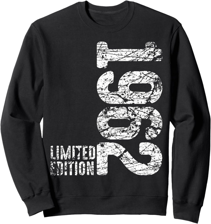 62. Geburtstag Mann Frau 62 Jahre 1962 Deko Lustig Geschenk Sweatshirt