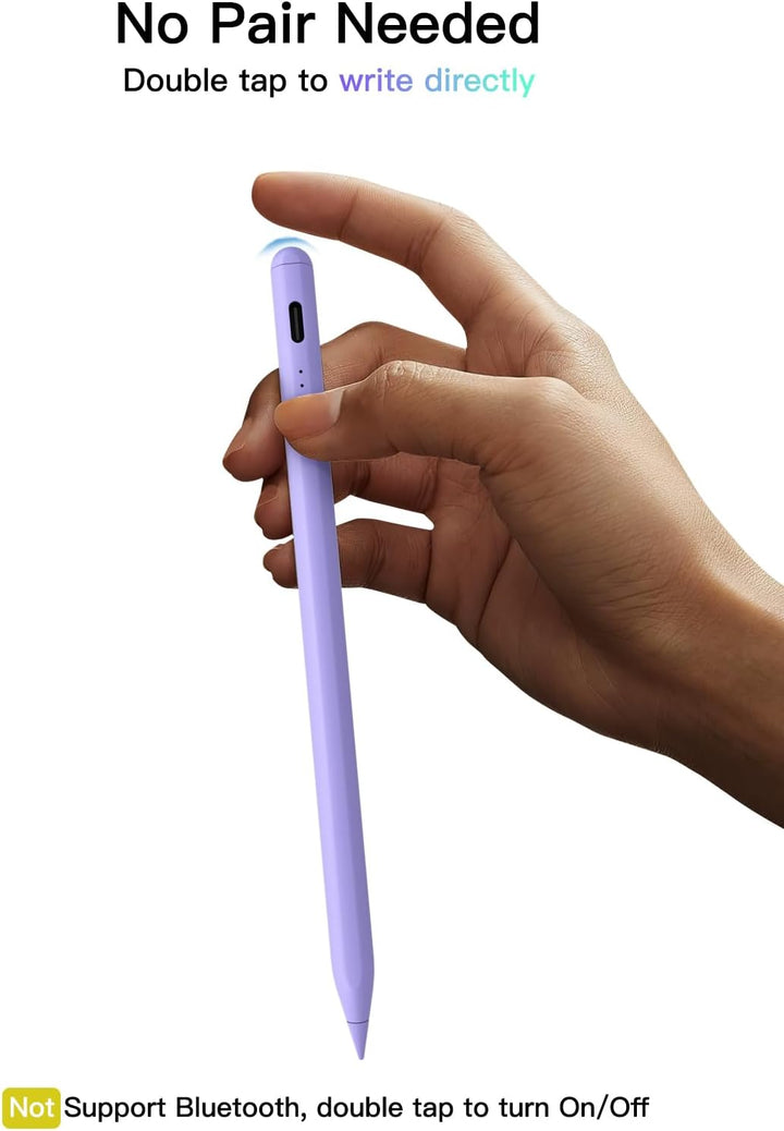 KEEPRO Stift für ipad 2018-2025, Schnellladefunktion Palm-Ablehnung Pencil für iPad A16/11/10/9/8/7/