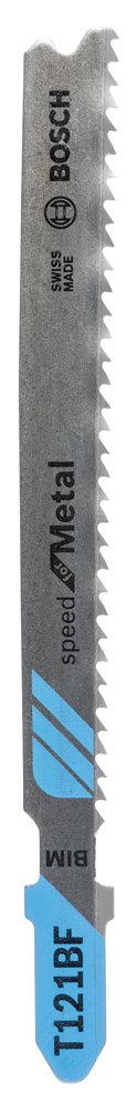 Bosch Professional 25x Stichsägeblatt T 121 BF Speed for Metal (für Stahlbleche, Zubehör Stichsäge)