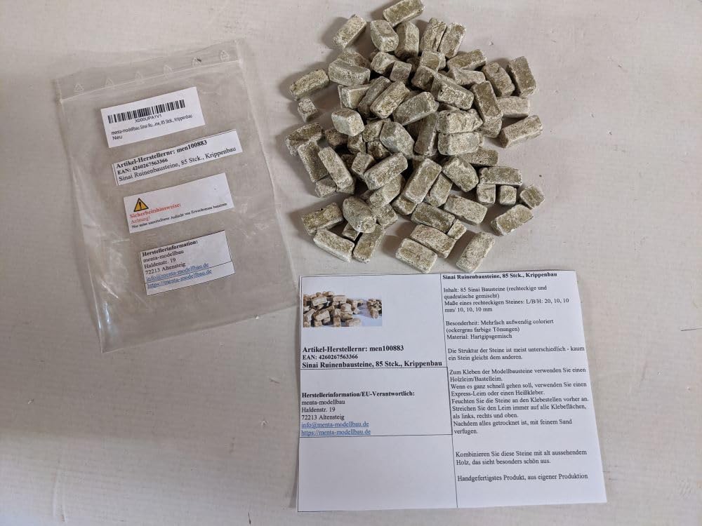 menta-modellbau Sinai Ruinenbausteine, 85 Stck., Krippenbau