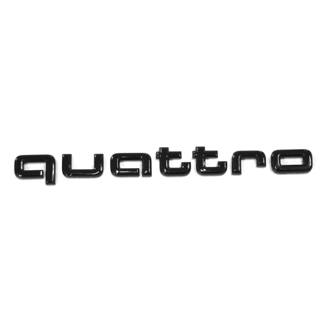 Audi 4KE853737GT94 Schriftzug Quattro Aufkleber, schwarz