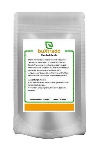 500 g Mentholkristalle Menthol Kristalle Sauna Kristalle Minzöl Aufguss Aufguss