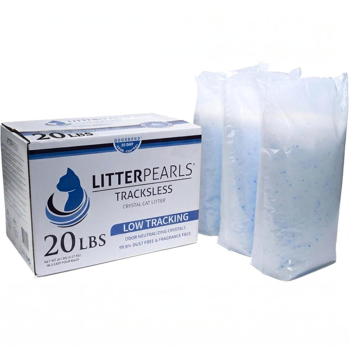 Litter Pearls Katzenstreu Perlen tracksless Silica Katzenstreu, 20 lbs