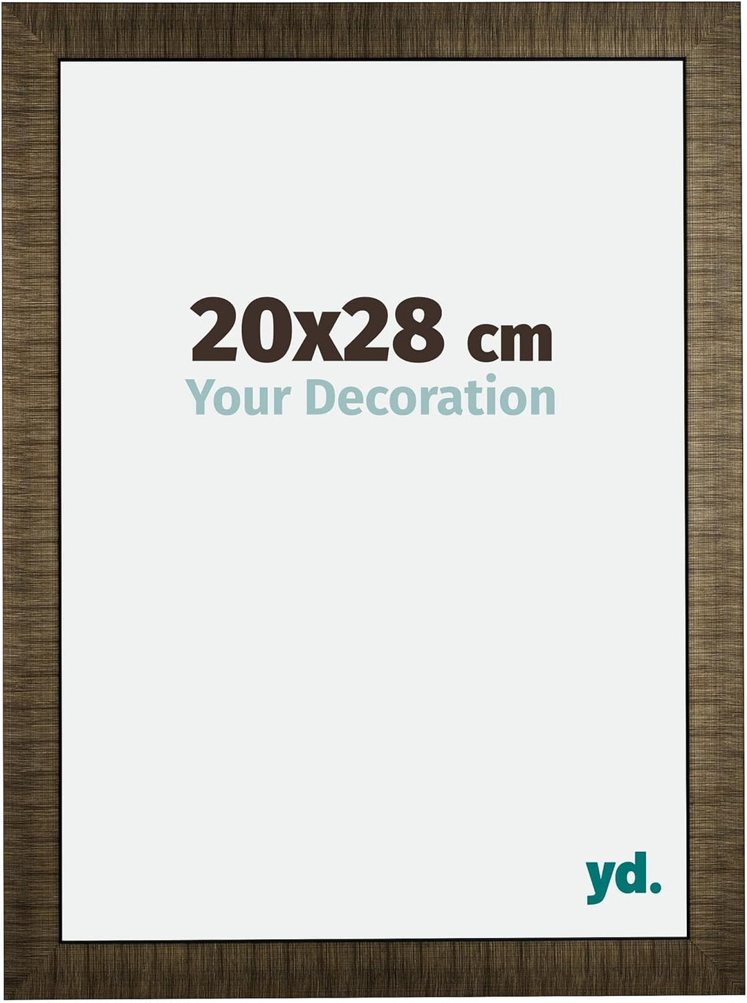 yd. Your Decoration - Bilderrahmen 20x28 cm - Bilderrahmen aus Holz mit Acrylglas - Antireflex - Aus