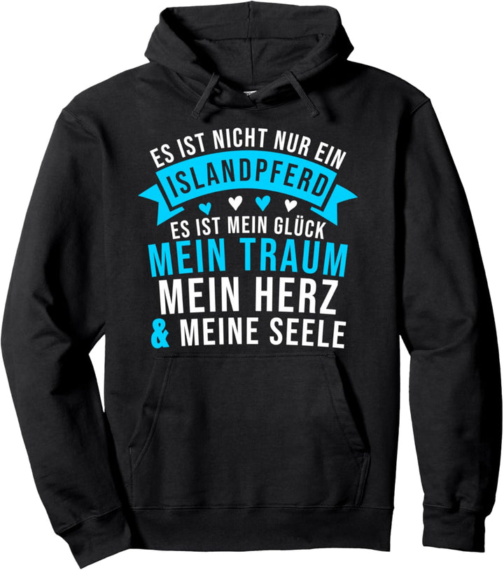 Islandpferde Islandpferd Island Pferd Reitsport Pullover Hoodie