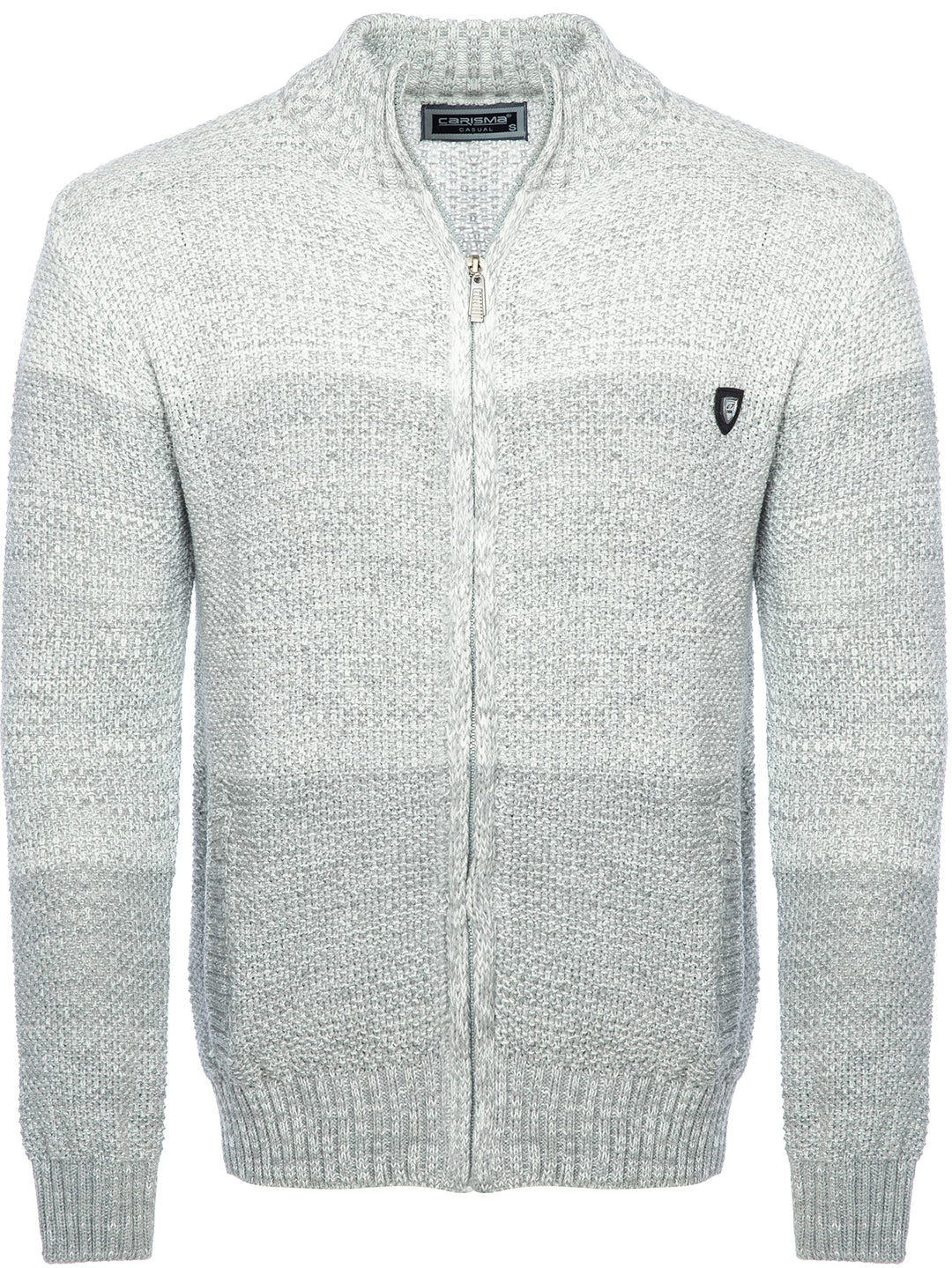 Carisma Herren Strickjacke für Winter und Übergang ? Angenehme Männer Freizeit-Jacke mit Farbverlauf