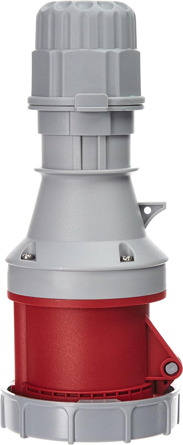 as - Schwabe 60428 CEE-Kupplung 400V / 63A, IP44 Gewerbe, Baustelle CEE Kupplung 400 V / 63 A, 5-pol