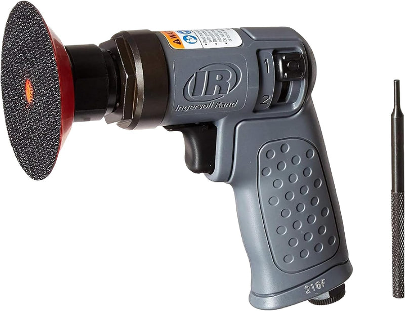 Ingersoll Rand Mini Schwingschleifer Set 3128KA, Druckluft Exzenterschleifer besonders klein und kom