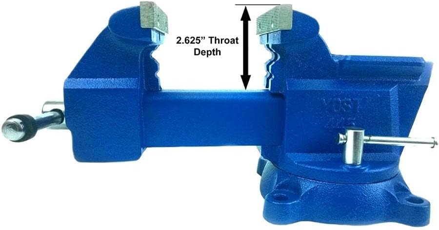 Yost 4-1/2 Inch Utility Vise, Model 445 Apprentice Series Bench Vise