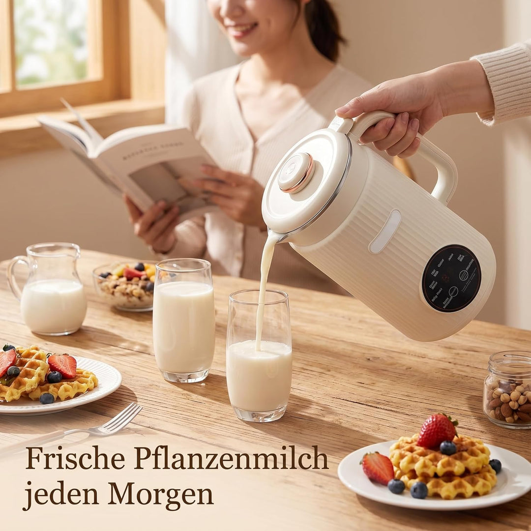 Irishom Nussmilchmaschine, Automatische Mandelmilchmaschine für selbstgemachte Pflanzenmilch, Hafer,