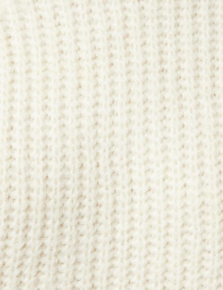 PIECES Long Sleeve high Neck Knit XS Cloud Dancer, XS Cloud Dancer