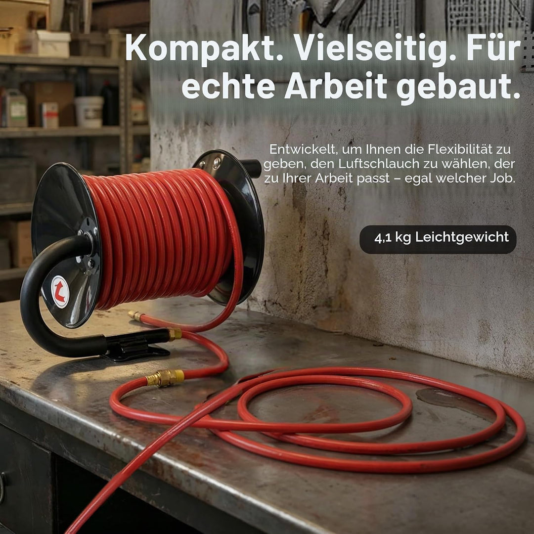 ReelWorks l201303a handkurbel-schlauchaufroller ohne Schlauch-luftverdichter