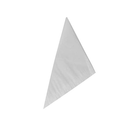 PAPSTAR 1000 Spitztüten, Pergament-Ersatz, gefädelt 19 cm x 19 cm x 27 cm Weiss Füllinhalt 125 g, fe