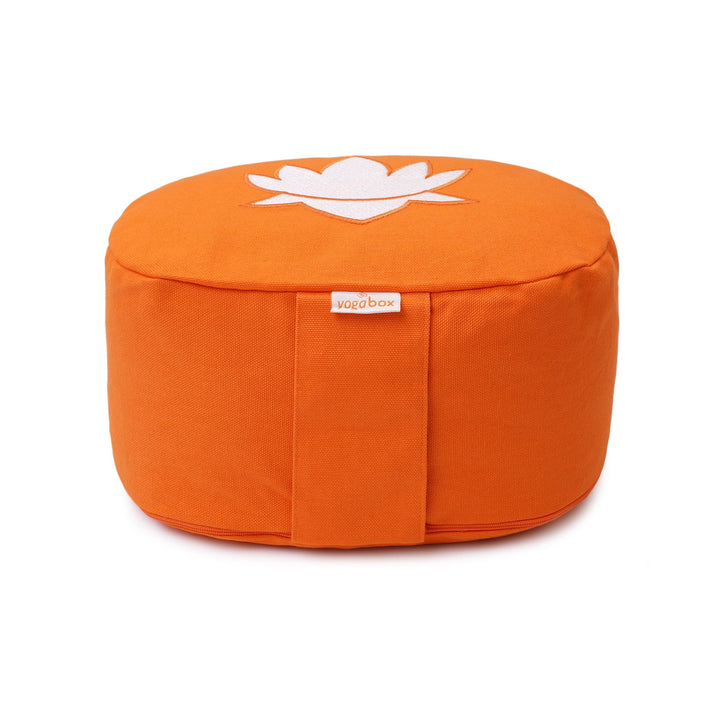 Yogabox Meditationskissen/Yogakissen Lotus oval orange, orange