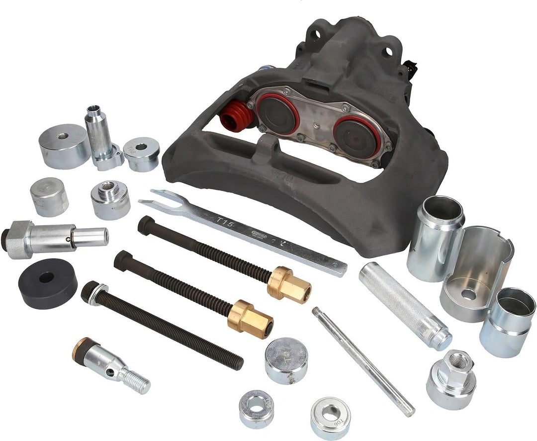 KS Tools 460.0905 Bremssattel-Instandsetzungs-Koffer, 24-tlg Mehrfarbig