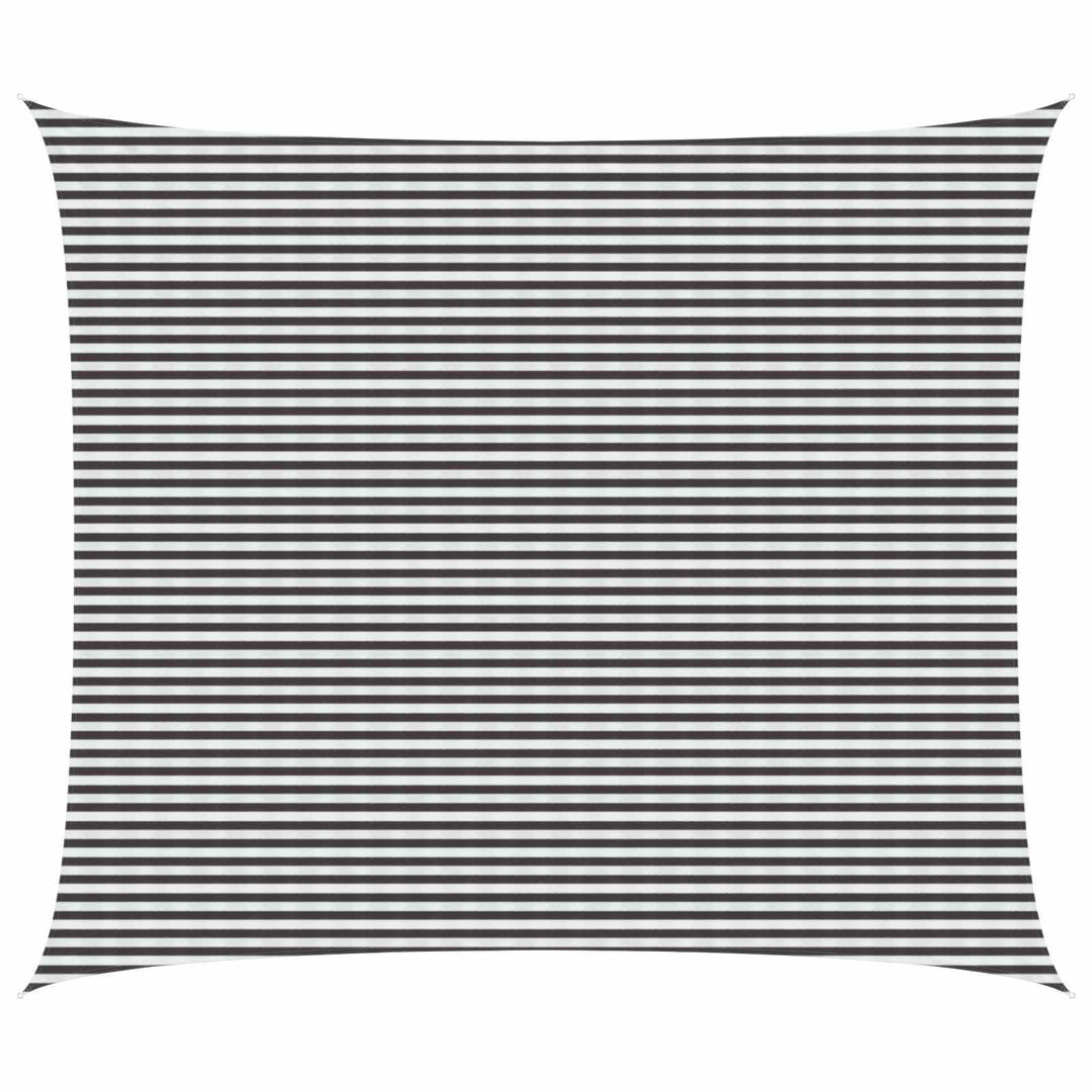 vidaXL Sonnensegel 6 x 7 m HDPE Rechteckig Anthrazit und Weiss 6 x 7 m Anthrazit und Weiss, 6 x 7 m