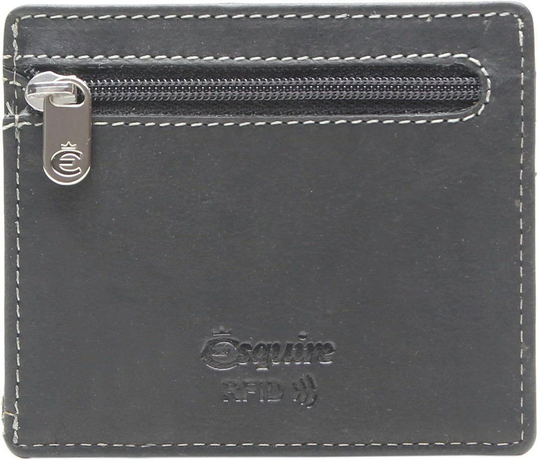 Esquire Oslo Kreditkartenetui RFID Leder 10 cm Schwarz Einheitsgrösse, Schwarz Einheitsgrösse