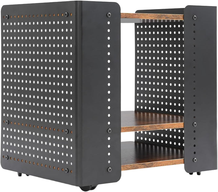Druckerwagen rollbar 50 * 39 * 50cm 3-Ebene Druckertisch Tragkraft 88,18 Pfund Druckerschrank, Eisen
