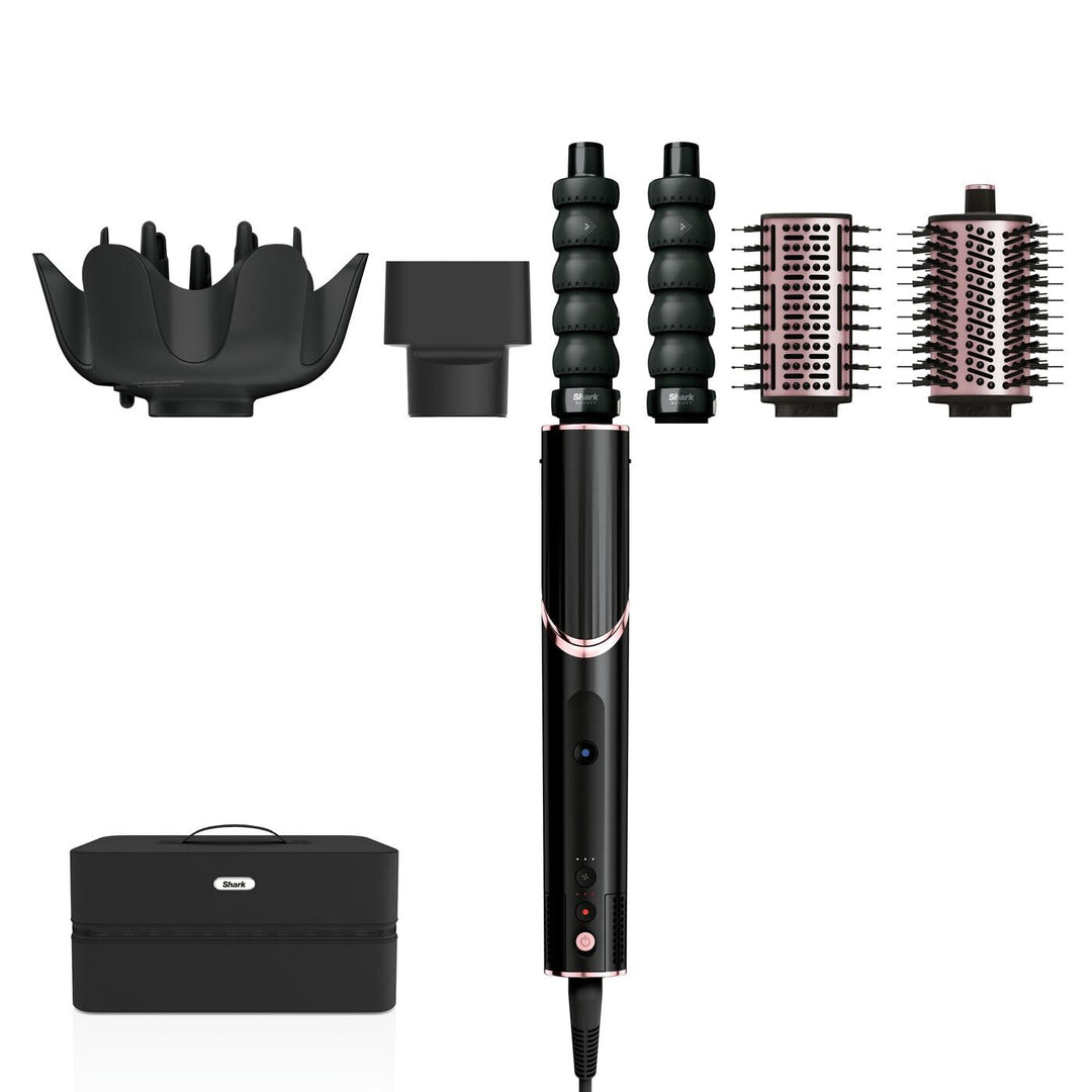 Shark FlexStyle 5-in-1 Luftstyler & Haartrockner, Auto-Wrap-Lockenaufsatz, Paddle-Bürste, Ovalbürste