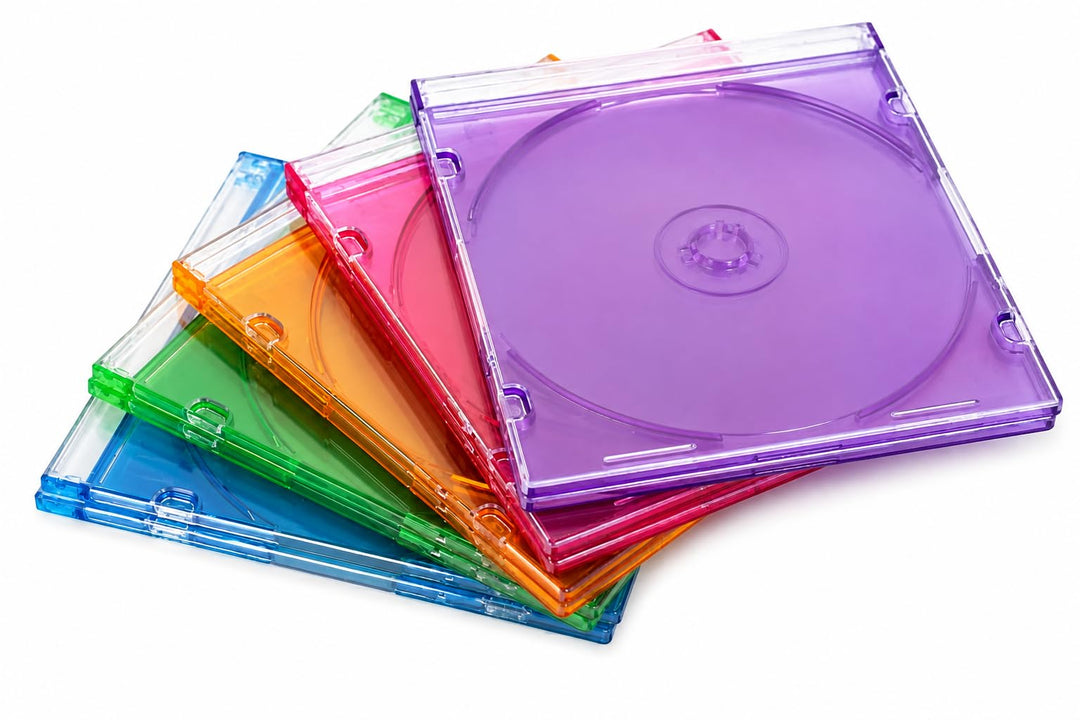 Verbatim CD/DVD Slim Case, farblich sortiert, 5/Pack von Dragon Trading®