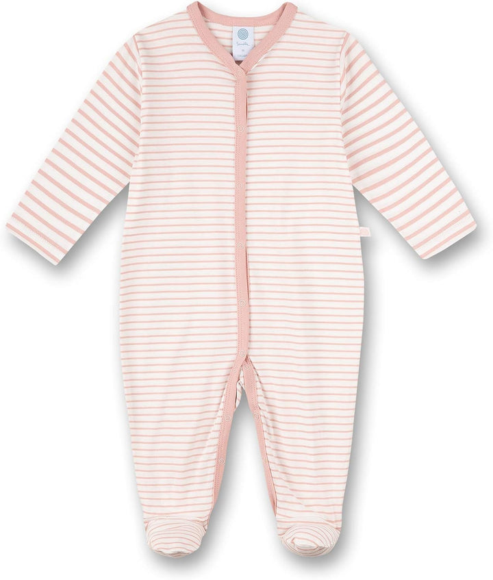Sanetta Baby - Mädchen rompertje Roze Baby und Kleinkind Schlafanz ge, Silver Pink, 56 EU 62 Silver