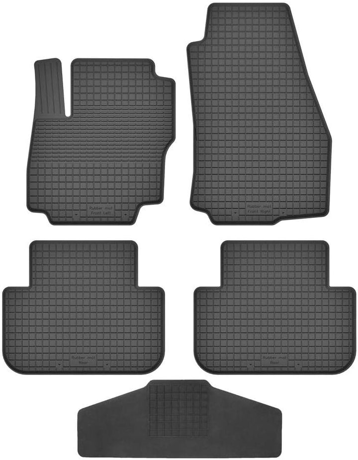 Fussmatten Vorne, Hinten 4er Set für Ford C-Max/Grand C-Max ab 2010 Gummi Gumimatten, Vorne, Hinten