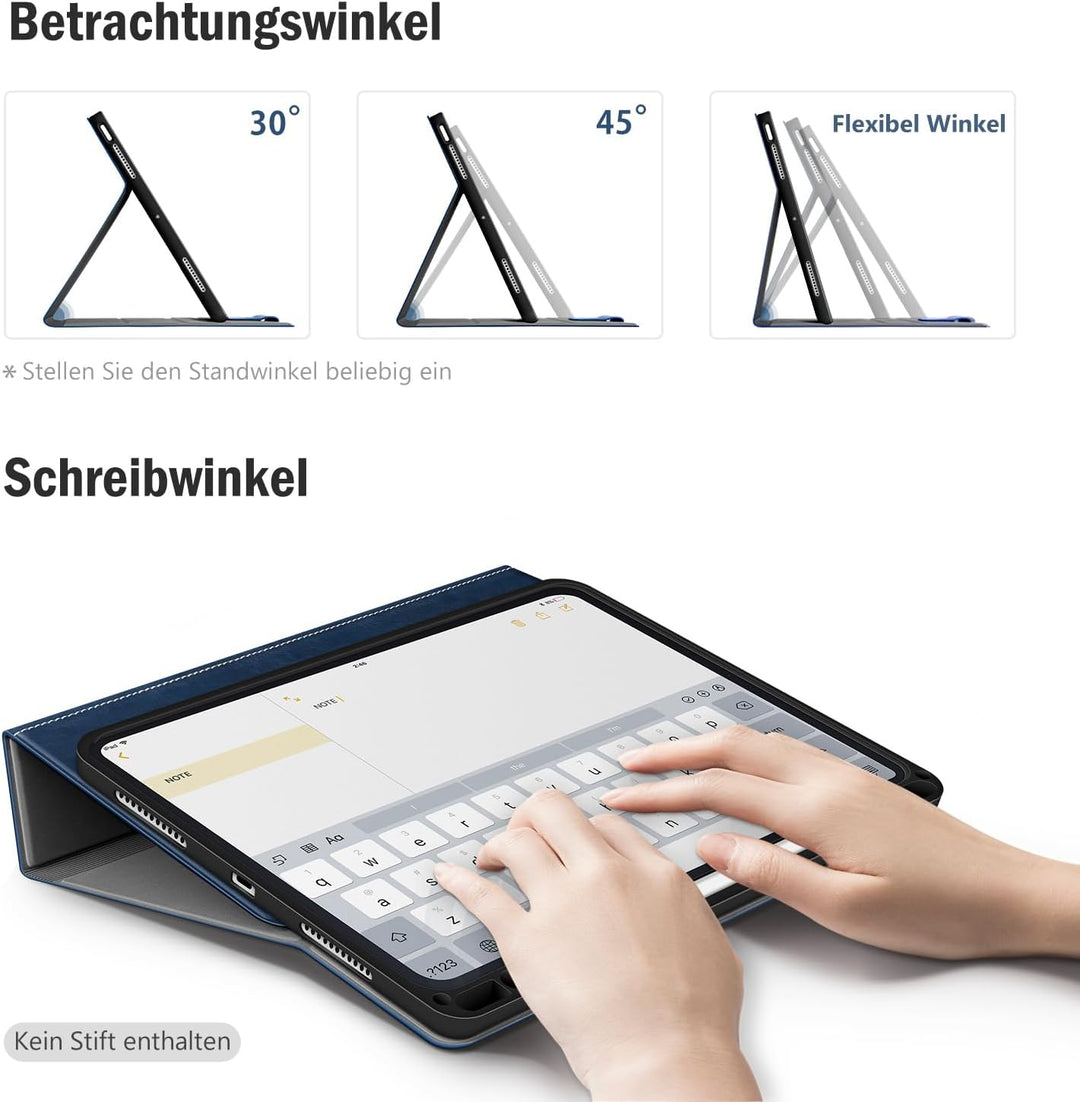 Antbox Hülle für iPad Air 5./4. Generation 2022/2020 iPad 10.9 Zoll mit Stifthalter Apple Pencil Hal