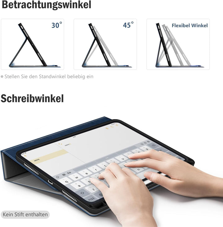 Antbox Hülle für iPad Air 5./4. Generation 2022/2020 iPad 10.9 Zoll mit Stifthalter Apple Pencil Hal