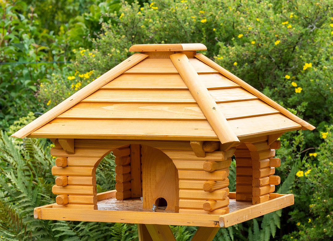 Deko-Shop-Hannusch Vogelhaus, Futterhaus, Vogelhäuschen, sehr stabil, behandelt