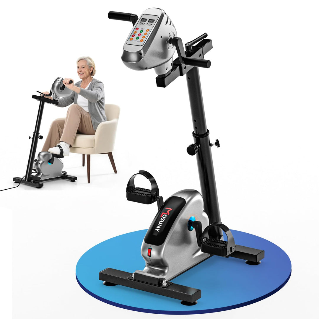 [Aktualisierte] Pedaltrainer, 2025 Neu Heimtrainer Senioren mit Widerstand & Geschwindigkeit, Elektr