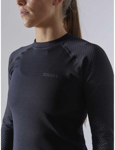 Craft Damen ADV Warm Fuseknit Intensity Ls W Oberteile XL Schwarz, XL Schwarz