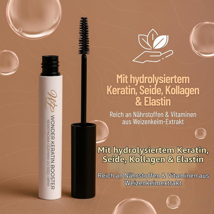 Keratin Booster 7 ml – Pflege nach Wimpernlifting &amp; Brow Laminierung – Für Wimpern und Augenbrauen –