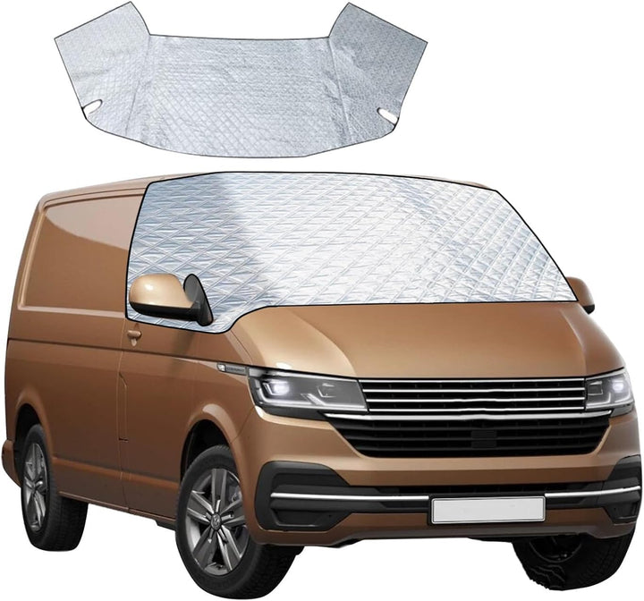 YWNYT Windschutzscheibenabdeckung für VW T6, mit innerer Baumwolle, Frontscheiben-Wickelabdeckung, f